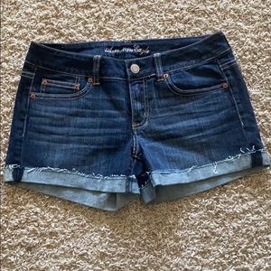 EUC American Eagle Denim Jean Shorts Size 8